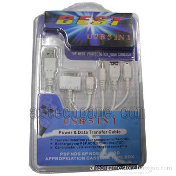 usb 5in1 power and data cable